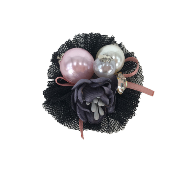 Europe and the United States new Bohemia beaded beaded shoes floral beaded women's shoes slippers children's shoes floral shoe buckle accessories to sample processing