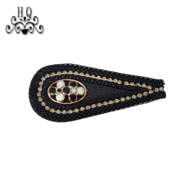 Hot-selling shoe upper jewelry stick chain hot drill hand sewing bead nail bead female sandal shoes flower shoe accessories processing customization