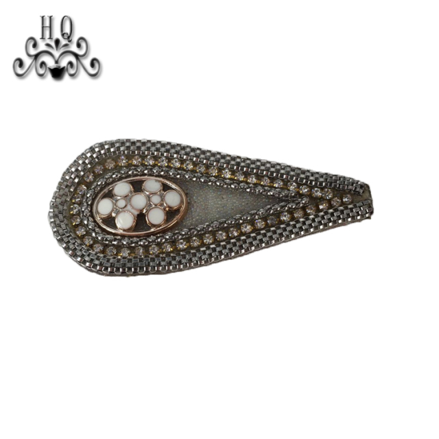 Hot-selling shoe upper jewelry stick chain hot drill hand sewing bead nail bead female sandal shoes flower shoe accessories processing customization