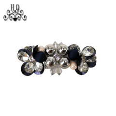 New sales of hand-stitched beaded craft sandals flower shoe material upper shoe buckle accessories