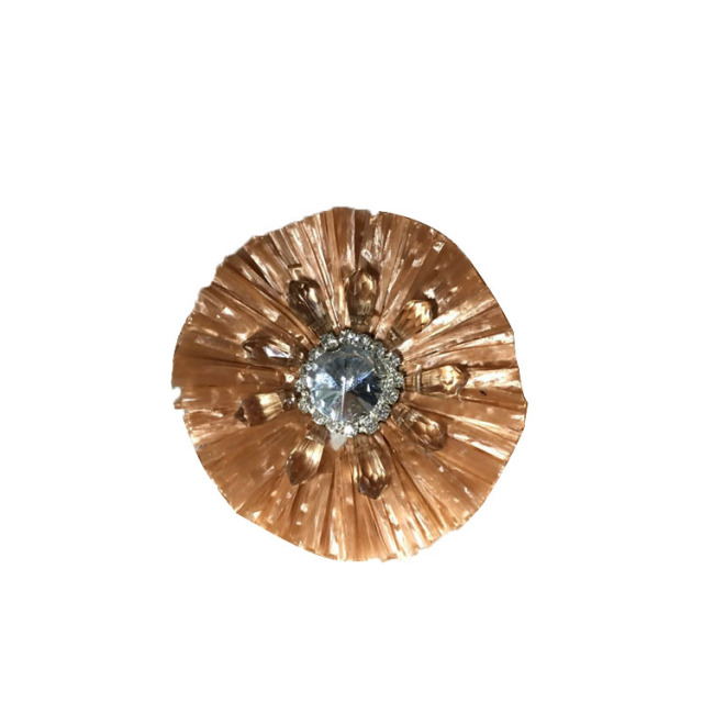 Europe and the United States new hot-selling PP grass women's shoes slippers children's shoes shoes flower shoe buckle accessories to sample processing custom