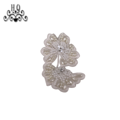 Europe and the United States new Bohemia beaded beaded shoes floral beaded women's shoes slippers children's shoes floral shoe buckle accessories to sample processing