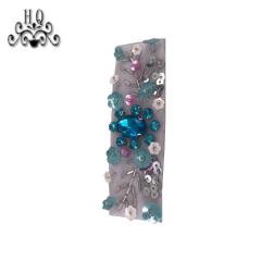 New sales of hand-stitched beaded craft sandals flower shoe material upper shoe buckle accessories