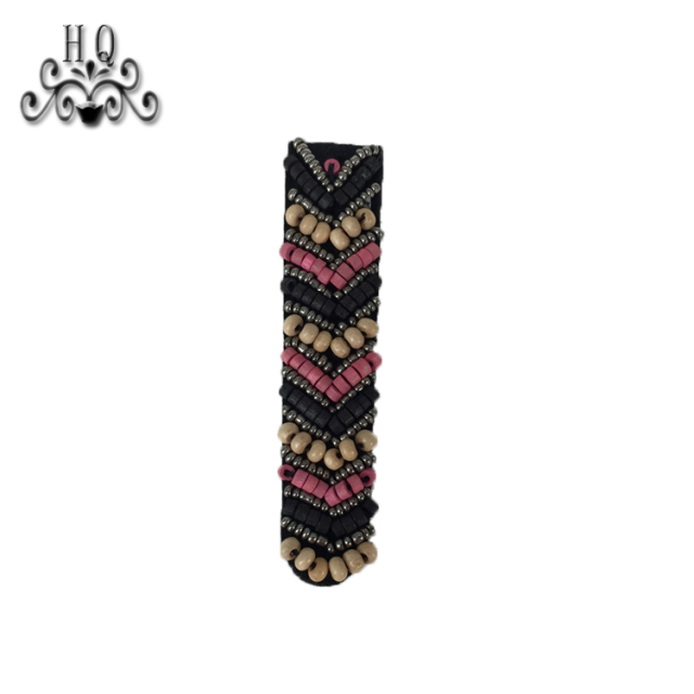 Europe and the United States new Bohemia beaded beaded shoes floral beaded women's shoes slippers children's shoes floral shoe buckle accessories to sample processing