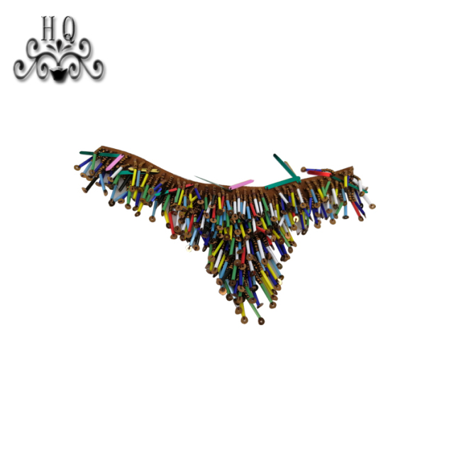 New sales of hand-stitched beaded craft sandals flower shoe material upper shoe buckle accessories