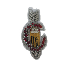 Europe and the United States new Bohemia beaded beaded shoes floral beaded women's shoes slippers children's shoes floral shoe buckle accessories to sample processing