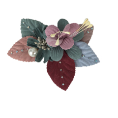 Europe and the United States new Bohemia beaded beaded shoes floral beaded women's shoes slippers children's shoes floral shoe buckle accessories to sample processing