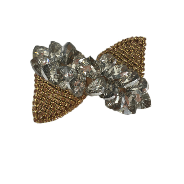 Europe and the United States new Bohemia beaded beaded shoes floral beaded women's shoes slippers children's shoes floral shoe buckle accessories to sample processing