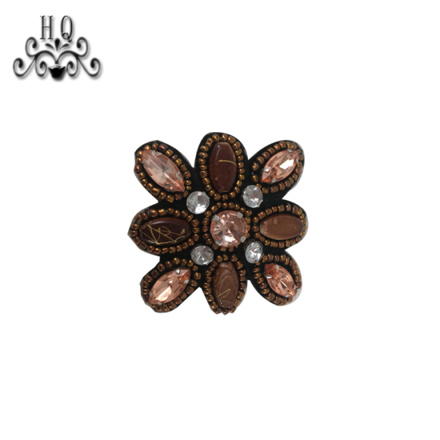 New hot metal alloy welding acrylic shoes flower shoe material shoe buckle accessories manufacturers selling