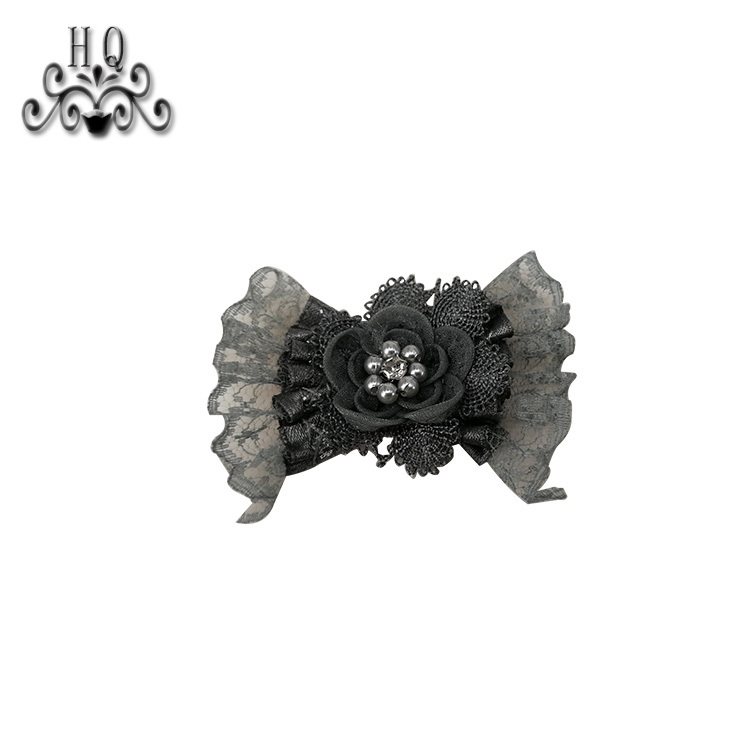 Europe and the United States new Bohemia beaded beaded shoes floral beaded women's shoes slippers children's shoes floral shoe buckle accessories to sample processing