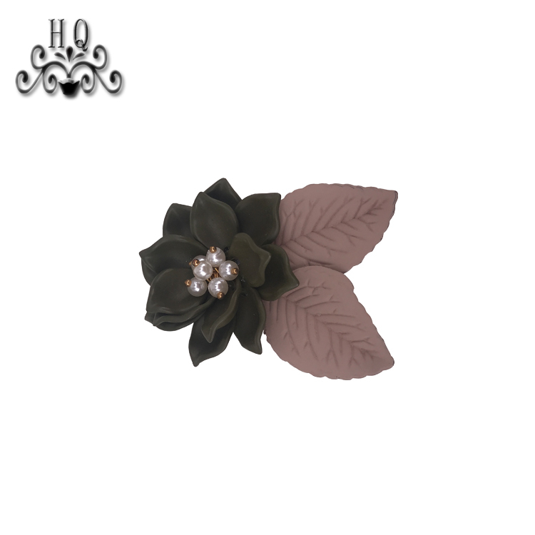 New hot metal alloy welding acrylic shoes flower shoe material shoe buckle accessories manufacturers selling
