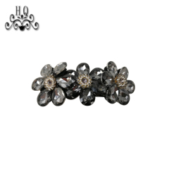 New sales of hand-stitched beaded craft sandals flower shoe material upper shoe buckle accessories