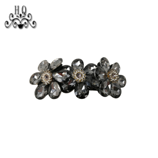 New sales of hand-stitched beaded craft sandals flower shoe material upper shoe buckle accessories