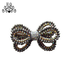 Cross-border explosive hand-stitched beaded beaded women's shoes children's shoes beaded embroidery shoes buckle shoes accessories acrylic