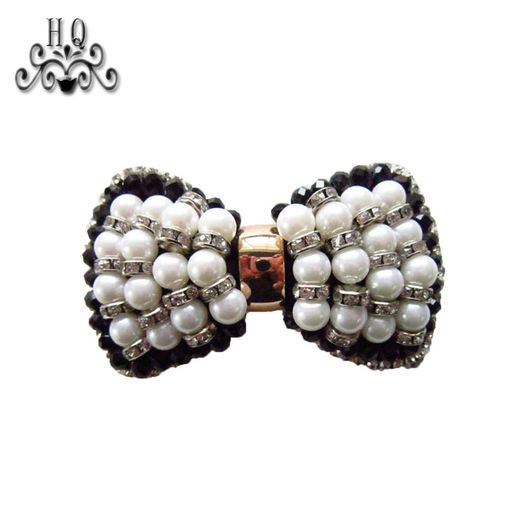 Cross-border explosive hand-stitched beaded beaded women's shoes children's shoes beaded embroidery shoes buckle shoes accessories acrylic