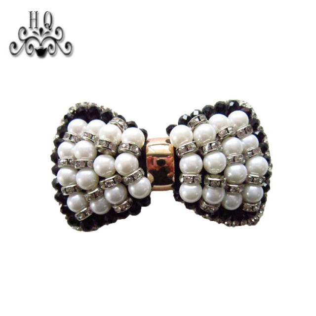 Cross-border explosive hand-stitched beaded beaded women's shoes children's shoes beaded embroidery shoes buckle shoes accessories acrylic