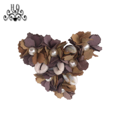 Cross border pop cloth flip-flops Women's shoes Children's shoes hand stitched bead bead embroidery shoes flower shoe buckle shoe material clothing accessories