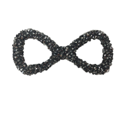 Europe and the United States new hot diamond fashion acrylic diamond women's shoes slippers children's shoes shoes flower shoe buckle accessories to sample processing custom