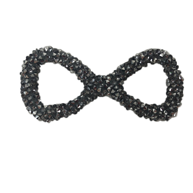 Europe and the United States new hot diamond fashion acrylic diamond women's shoes slippers children's shoes shoes flower shoe buckle accessories to sample processing custom