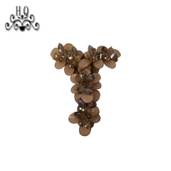 Factory direct selling explosive Bohemia beaded embroidery shoes flower beaded sewing beaded sandals accessories to sample processing custom