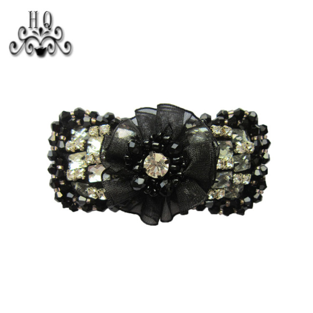 Europe and the United States new hot diamond fashion acrylic diamond women's shoes slippers children's shoes shoes flower shoe buckle accessories to sample processing custom