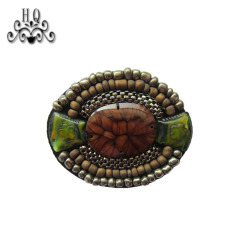 The new hot-selling Bohemian children's shoes shoes flower hand-stitched beads process slippers shoes flower shoe material upper shoe buckle accessories can be customized