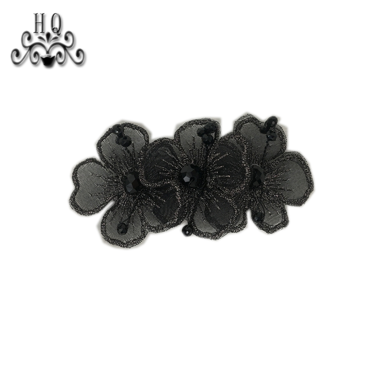 Europe and the United States new Bohemia beaded beaded shoes floral beaded women's shoes slippers children's shoes floral shoe buckle accessories to sample processing
