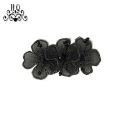 Europe and the United States new Bohemia beaded beaded shoes floral beaded women's shoes slippers children's shoes floral shoe buckle accessories to sample processing