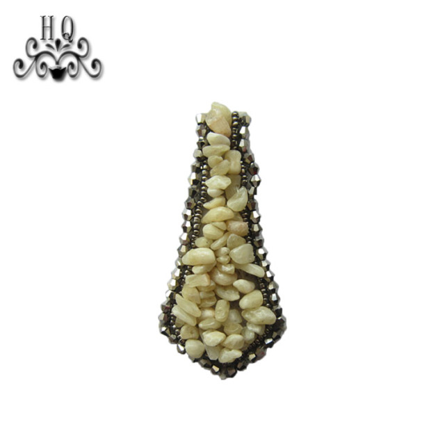 Cross-border explosive Bohemian style women's shoes Children's shoes Hand-beaded embroidery shoes flower shoe buckle Shoe accessories electroembroidered acrylic