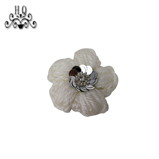 Cross-border explosive women's shoes Children's shoes hand stitched bead bead embroidery shoe buckle shoe materials clothing accessories pearl