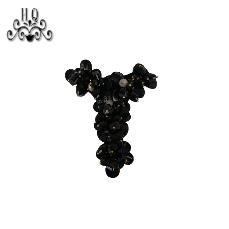 Factory direct selling explosive Bohemia beaded embroidery shoes flower beaded sewing beaded sandals accessories to sample processing custom