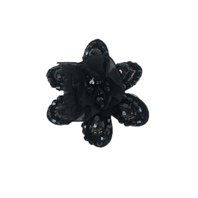 Europe and the United States new hot diamond fashion acrylic diamond women's shoes slippers children's shoes shoes flower shoe buckle accessories to sample processing custom