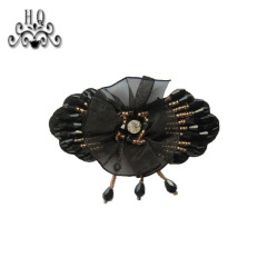 Europe and the United States new Bohemia beaded beaded shoes floral beaded women's shoes slippers children's shoes floral shoe buckle accessories to sample processing