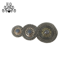 Cross-border explosive metal shoe buckle shoe chain shoe flower zinc alloy women's shoes children's shoes flower shoe buckle shoe accessories open mold customization