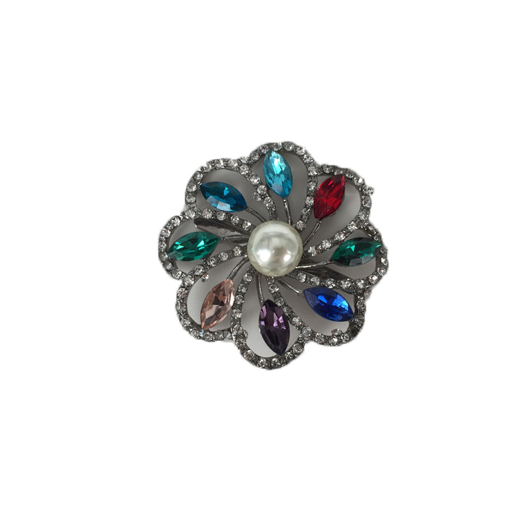 Cross-border explosive metal shoe buckle shoe chain shoe flower zinc alloy women's shoes children's shoes flower shoe buckle shoe accessories open mold customization