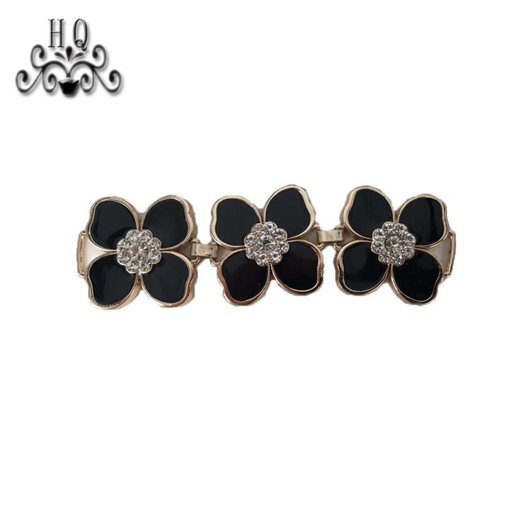 Cross-border explosive metal shoe buckle shoe chain shoe flower zinc alloy women's shoes children's shoes flower shoe buckle shoe accessories open mold customization