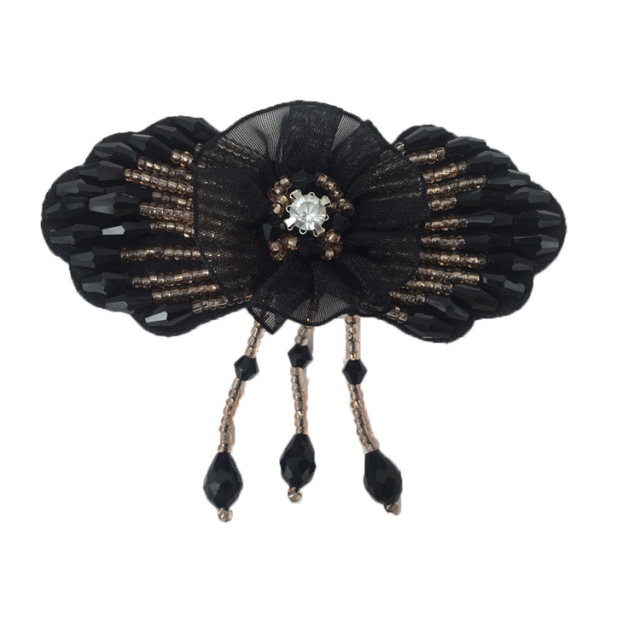 Bohemia beaded beaded embroidery shoes flower beaded electric embroidery hot drill stick chain special sandal shoes flower shoe opening factory direct sales exploded