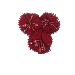 Europe and the United States new Bohemia beaded beaded shoes floral beaded women's shoes slippers children's shoes floral shoe buckle accessories to sample processing