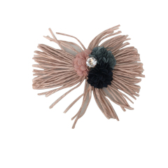 Europe and the United States new Bohemia beaded beaded shoes floral beaded women's shoes slippers children's shoes floral shoe buckle accessories to sample processing