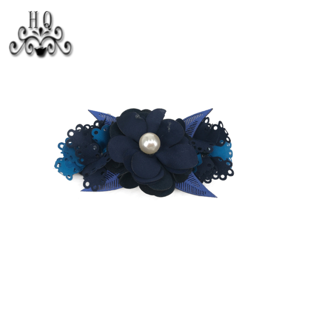 Hot-selling shoe upper jewelry glass beads pearl hand-stitched beads nail beads female sandal shoes flower shoe accessories processing customization