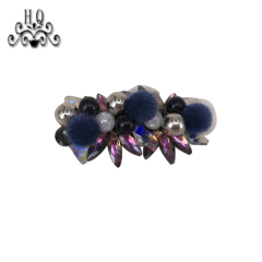 Hot-selling shoe upper jewelry glass beads pearl hand-stitched beads nail beads female sandal shoes flower shoe accessories processing customization