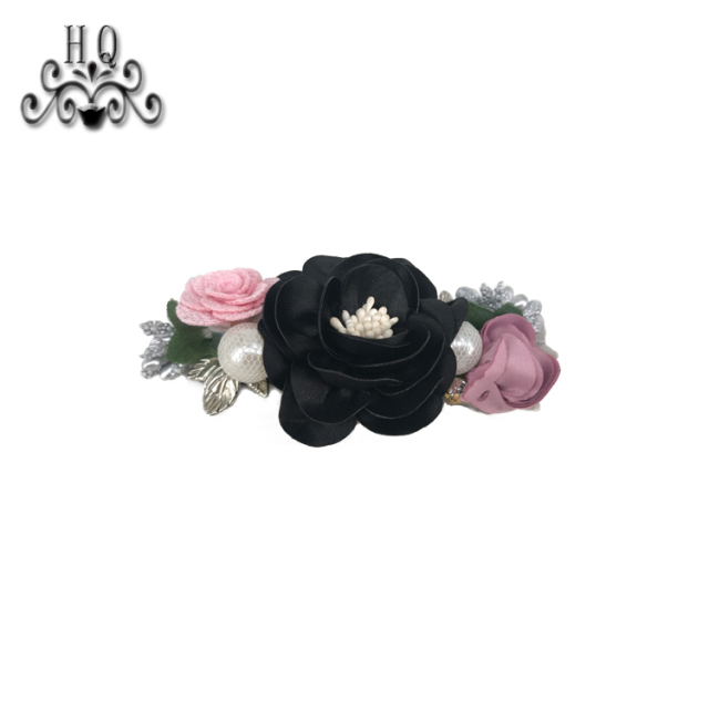 Hot-selling shoe upper jewelry glass beads pearl hand-stitched beads nail beads female sandal shoes flower shoe accessories processing customization