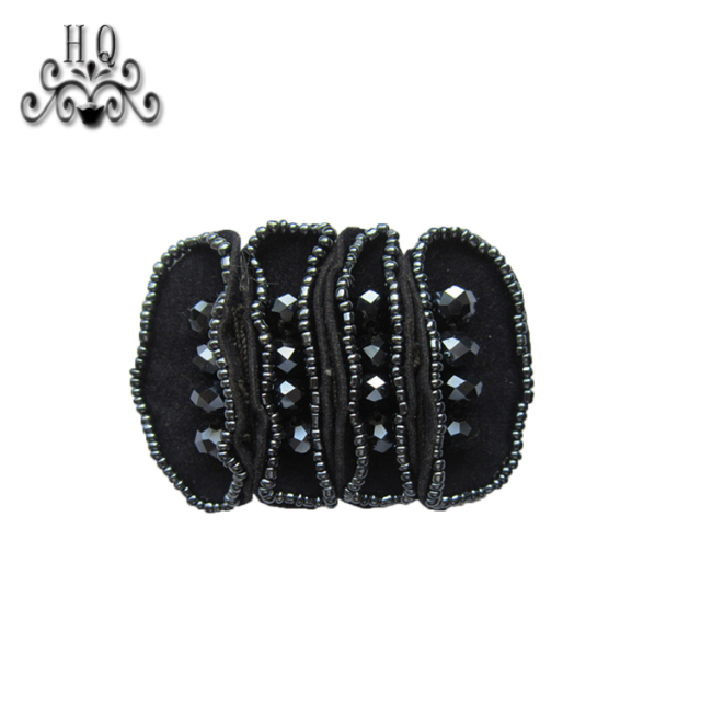 Hot-selling Bohemia bead embroidery shoes flower sandals shoes flower shoe material factory direct sales