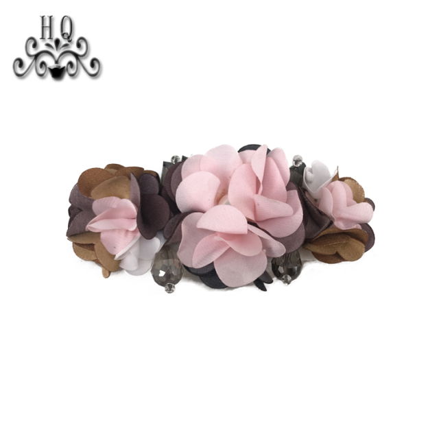 Hot-selling shoe upper jewelry glass beads pearl hand-stitched beads nail beads female sandal shoes flower shoe accessories processing customization