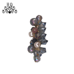 New sales of hand-stitched beaded craft sandals flower shoe material upper shoe buckle accessories