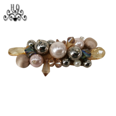 New sales of hand-stitched beaded craft sandals flower shoe material upper shoe buckle accessories