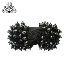 The new hot-selling Bohemian children's shoes shoes flower hand-stitched beads process slippers shoes flower shoe material upper shoe buckle accessories can be customized