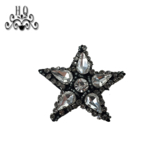 Europe and the United States new Bohemia beaded five-pointed star beaded embroidered shoes flower beaded women's shoes slippers children's shoes flower shoe buckle accessories to sample processing