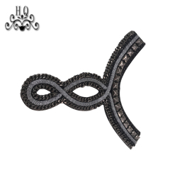 Hot hand nail bead sewing bead shoes flower electric embroidery women's shoes slippers children's shoes flower shoe buckle accessories to sample processing custom