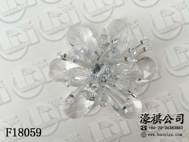 Europe and the United States new Bohemia beaded five-pointed star beaded embroidered shoes flower beaded women's shoes slippers children's shoes flower shoe buckle accessories to sample processing